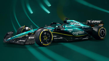 Aston Martin 2023 F1 car - front